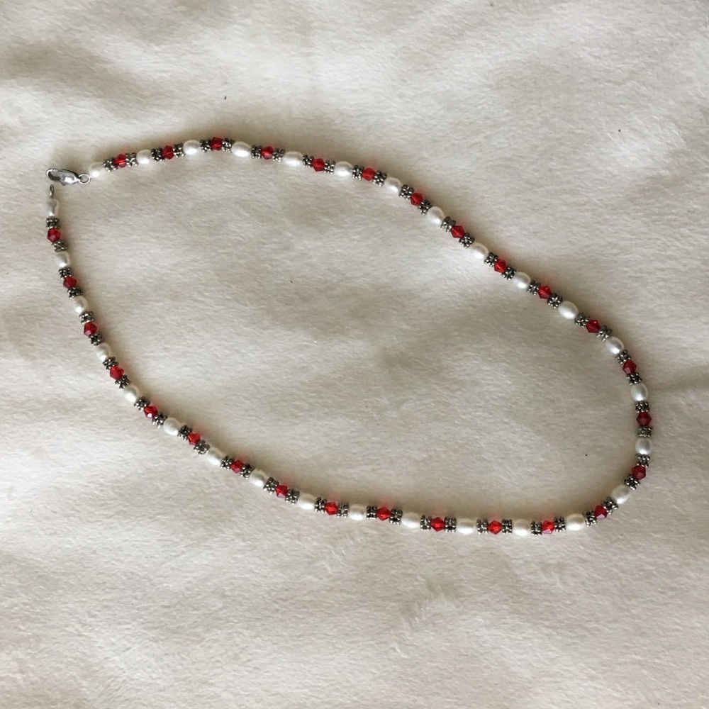 Seed pearl necklace
